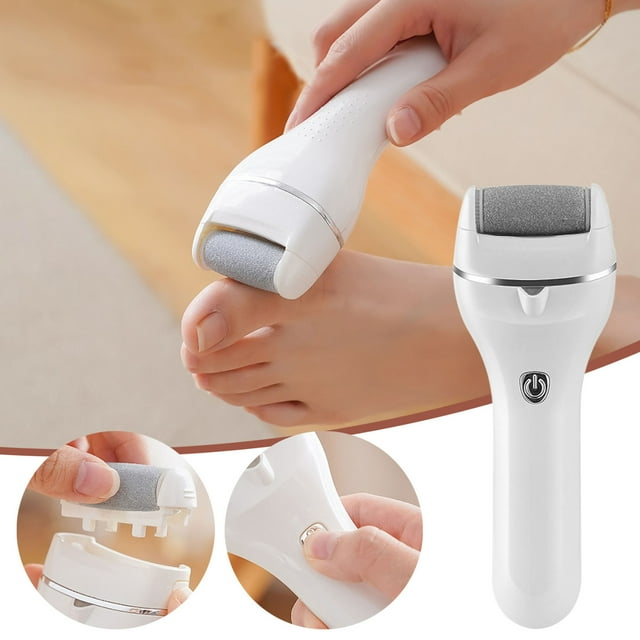 Appareil Rechargeable pour Enlever les Callosités des Pieds, Machine de Pédicure Électrique avec Affichage Numérique, Broyeur à 3 Vitesses Réglables, Tête Lavable Détachable, Arrêt de Sécurité Automatique pour Enlever les Peaux Mortes
