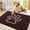 Coffee, variant on Dog Door Mats for Muddy Rug, Microfiber Quick Dry Chenille Entryway Rug, Non-Slip Absorbent Chenille Indoor Doormats，Machine Washable Pet Rug
