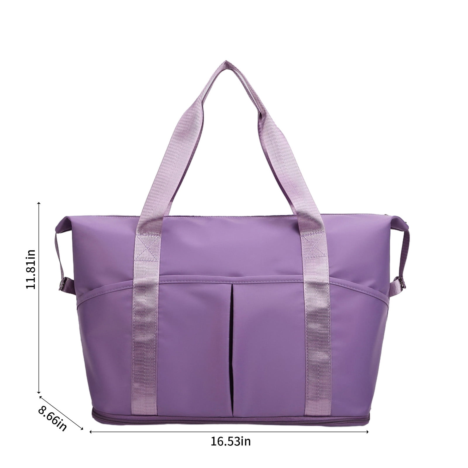 Large Travel Tote Bag, Expandable Gym Tote Bag,Carry On Overnight Bags For Women With Trolley Sleeve Wet Pocket,travel Duffel BagsTravel