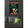 thumbnail image 5 of A Minecraft Movie - Chicken Jockey Wall Poster with Magnetic Frame, 22.375" x 34", 5 of 5