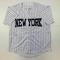 thumbnail image 6 of Autographed/Signed Mariano Rivera New York Pinstripe Baseball Jersey JSA COA/LOA, 6 of 6