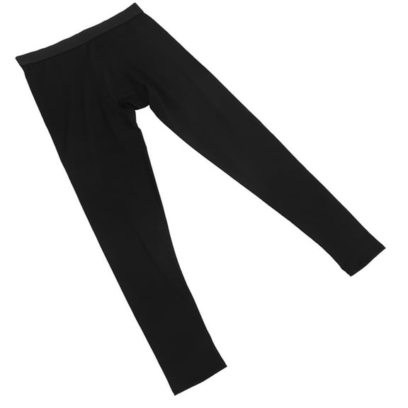 Onaparter Sports Leggings Mens Thermal Pants Athletic Long Underwear Bottoms Men's Sweatpants Man Male （Black）