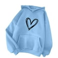 thumbnail image 4 of Aloohaidyvio Hoodies,Womens Comfortable Sweater Hooded Pocket Drawstring Sweater, 4 of 4