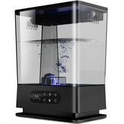 KLOUDIC 6.5L Large Humidifiers Top-fill Cool Mist Humidifiers for Bedroom and Home, Customized Humidity for Sleep and Plants, Black