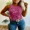 Hot Pink, variant on Rhinestone Tank Tops For Women Solid Color Ribbed Crew Neck Sleeveless Basic Vest Slim Fit Party Y2K Womens Sparkly Top White-M