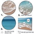 thumbnail image 3 of Designart "Beachside Silhouettes On Stunning Shore" Coastal Floater Framed Wall Decor, 3 of 5