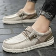 thumbnail image 6 of Big Size Men's Casual Loafers Slip On Canvas Shoes Lightweight Driving Shoes Male Casual Sneakers Flats Walking Shoes, 6 of 10