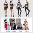thumbnail image 2 of Ropa interior de mujer Mujeres Yoga Bra Deportes Entrenamiento Jogging Crop Tops Acolchado Wirefree Casual Chaleco Negro Maboto Ropa interior de mujer, 2 of 5