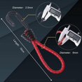 thumbnail image 4 of Tent Elastic Rope Hook Camping Rainproof Tent Fixing Rope,Yellow, 4 of 5