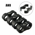 thumbnail image 6 of kanaroous 4Pcs Hose Separator Clamp 4AN 8AN Adapter 12AN 6AN Clamp Separator for Fuel Hose Oil 10AN Line，4Pcs/lot For Oil for Fuel Line。 black AN8, 6 of 6