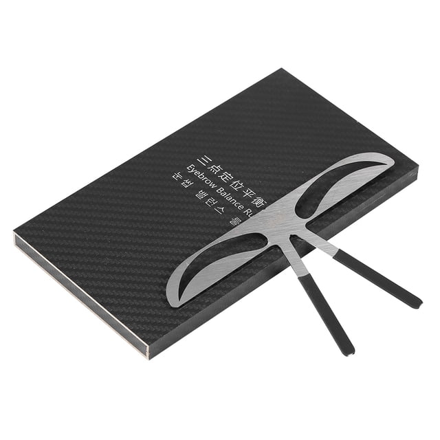 LAFGUR Makeup Measure Tool, Eyebrow Ruler, Makeup Measuring Tool For Women Lady Eyebrow For Natural Eyebrow Straight Line Eyebrow
