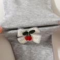 thumbnail image 6 of Avtoify Girls Pants Girl Bow Knit Leggings Elastic Waist Kids Soft Stretchy Casual Ankle Pants, 6 of 8