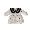 2023 baby winter cottonpadded coat girls‘ baby long thickened cardigan