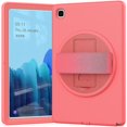 thumbnail image 2 of Coral Red Case For Samsung Tab A7 10.4 Inch T500 With Hand Strap, Adjustable Stand, 2 of 5