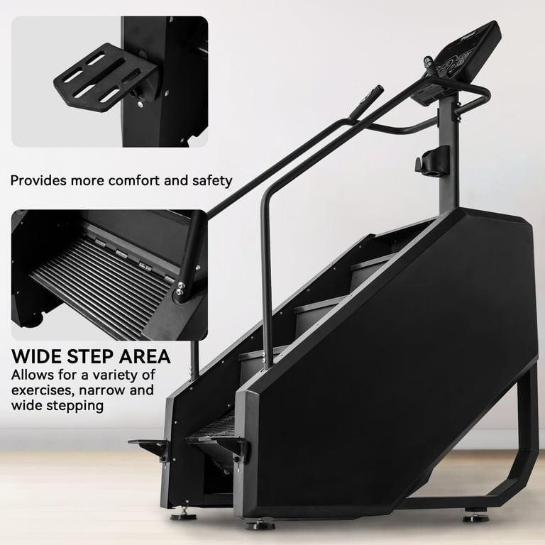 BalanceFrom Stair Climber Commercial Grade Stair Step Machine for Cardio and Lower Body Workouts