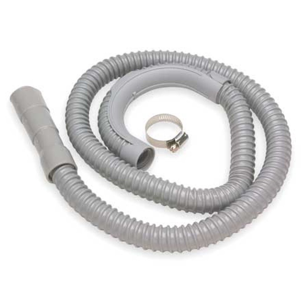 HARVEY 093130 1" ID x 5 ft Rubber Corrugated Wash Machine Hose Clear