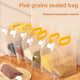 thumbnail image 2 of Bolsa de embalaje de grano transparente sellada, bolsa de almacenamiento a prueba de humedad de arroz, bolsa de boca de succión portátil engrosada, bolsa autoportante, 2 of 4