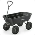 thumbnail image 1 of Gorilla Carts 4 Cu Ft Poly Garden Dump Cart with Quick-Release, 600 lb Capacity, Black, 1 of 9