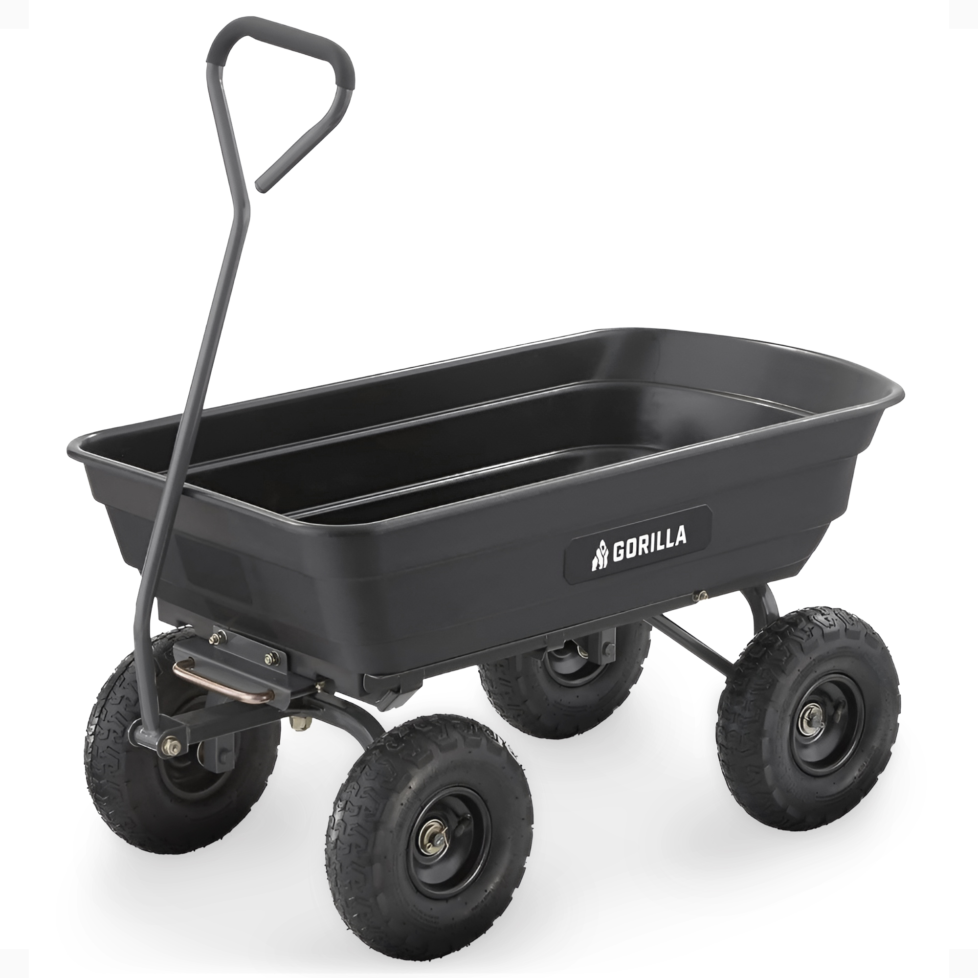 Gorilla Carts 4 Cu Ft Poly Garden Dump Cart, 600 Lb Capacity photo 1