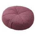 thumbnail image 2 of CoudarTitie Round Floor Pillow Comfortable Small Decor Multifunctional Floor Seating Cushion Violet, 2 of 9