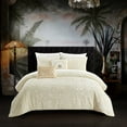 thumbnail image 5 of Giuliana 5 Piece Comforter Set Crinkle Crushed Velvet Bedding, 5 of 8