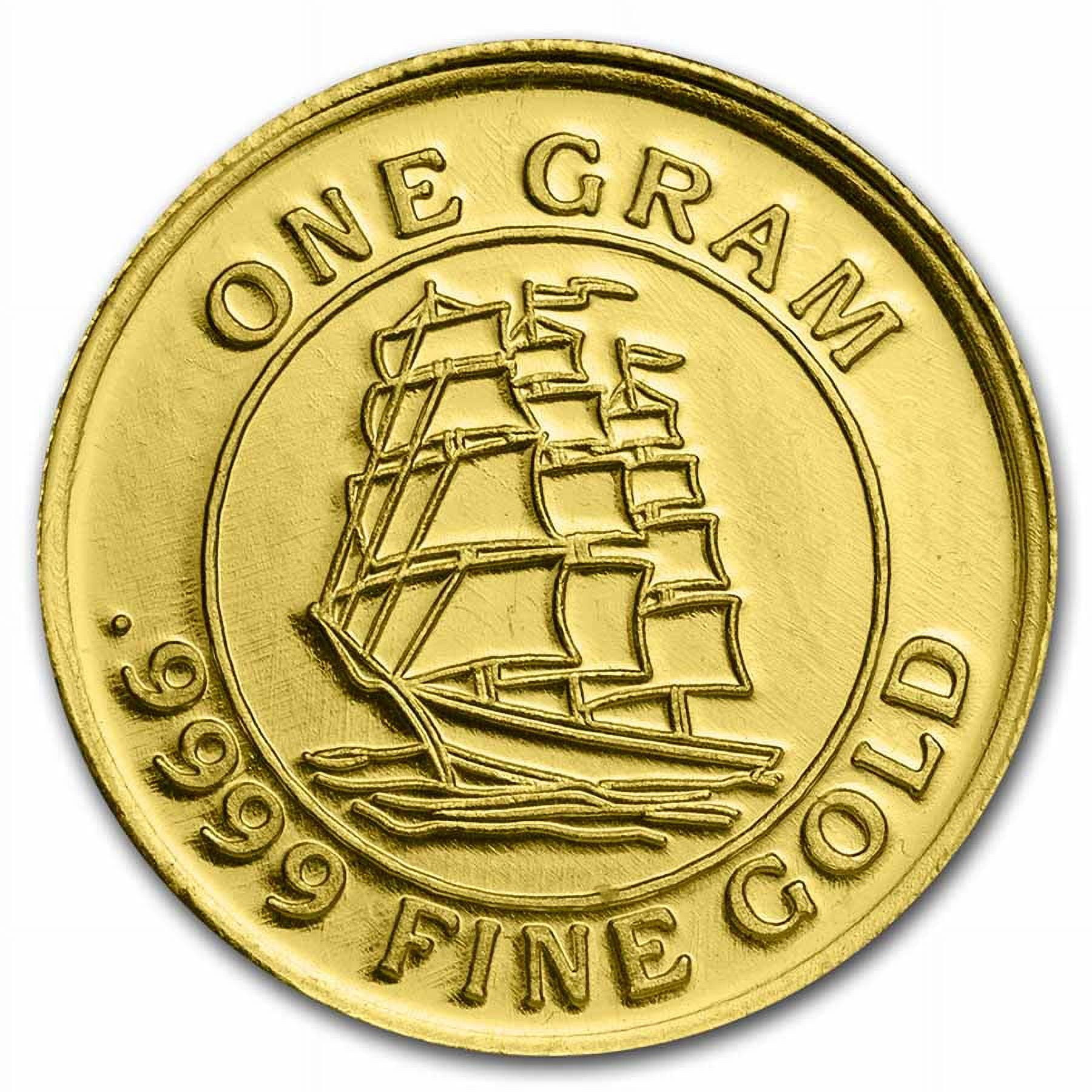 1g Gold Note - $100 24K Replica with Benjamin Franklin Design