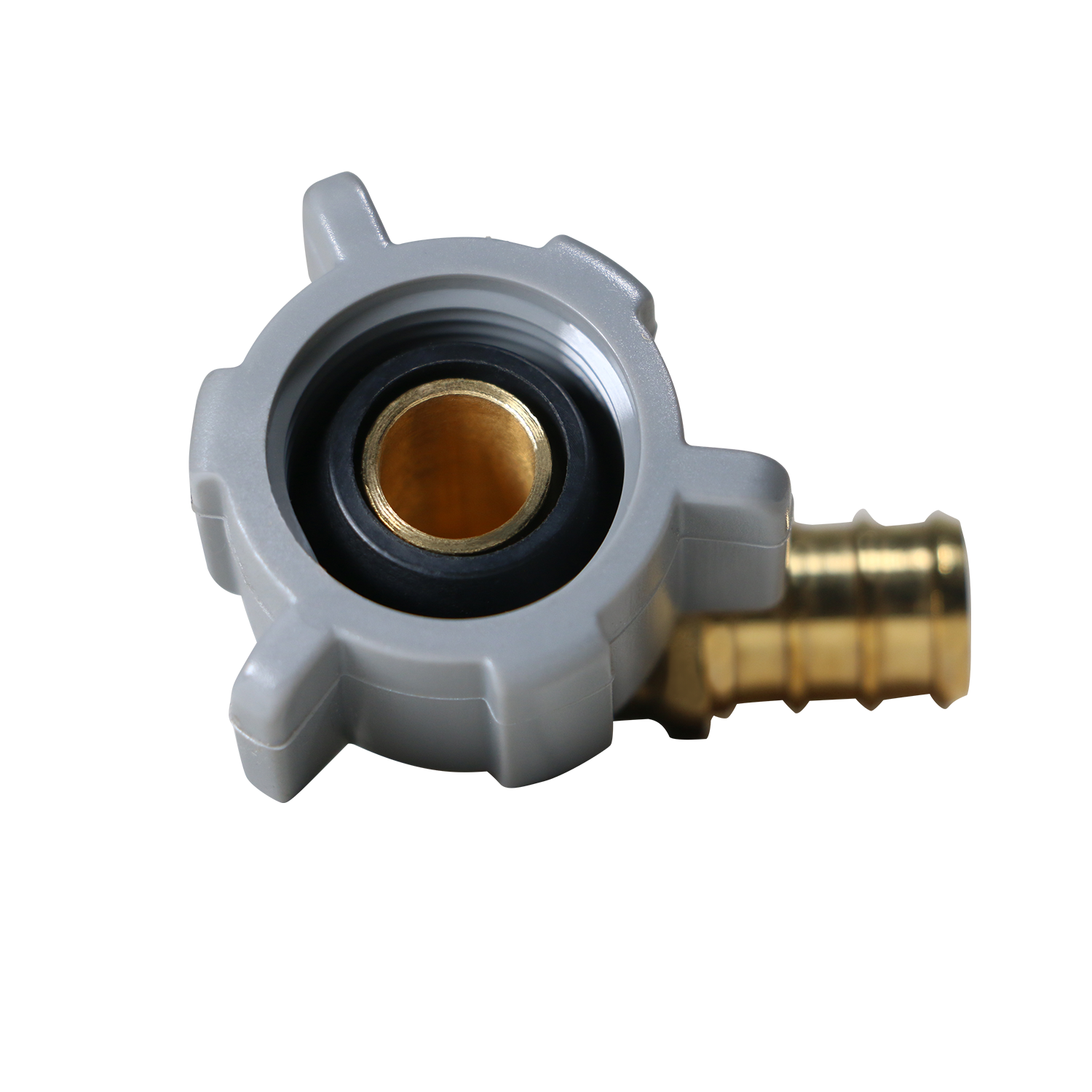 XFITTING 1/2" PEX To 1/2" NPT Female Swivel Elbow Fittings - 25 Pack Brass Plumbing Connectors