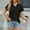 Black, variant on Cute Tops for Women Women's T-Shirts Loose Fit Dressy Blouses for Women Tops Short Sleeve my items saved for later