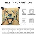 thumbnail image 5 of GOSMITH  Cute Pet Golden Retriever Dog Pattern  Throw Pillow Covers Car Sofa Cushion Cover Pillowcases Home Decor, 5 of 5