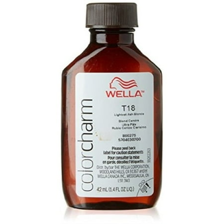 Wella Color Charm Hair Color T18 Lightest Ash Blonde Toner