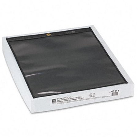 C-Line Shop Ticket Holders - Clear Front with Black Pressboard Back