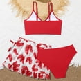 thumbnail image 6 of Sentuca Summer Kids Girls Swimsuit 2 Piece Bikini Sets Hawaiian Beach Bathing Suit for 8-15 Years, 6 of 7