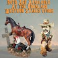 thumbnail image 6 of Urbalabs Quick Draw Cowboy Medium 10" Inch Office Desk Western Decor Statue Sculpture Cowboy Wild West Decor Country Hand Painted Ranch Rodeo Home (Carved Cowboy), 6 of 6