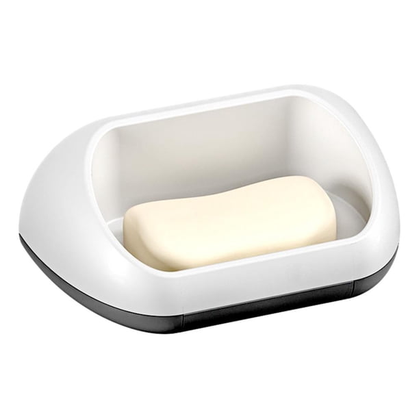 Jabonera Para Baño, Jabonera Para Ducha, Caja De Almacenamiento De Plástico, Contenedor Con Bandeja De Drenaje Para Accesorios De Baño Para El Hogar Moyic HA024135-01