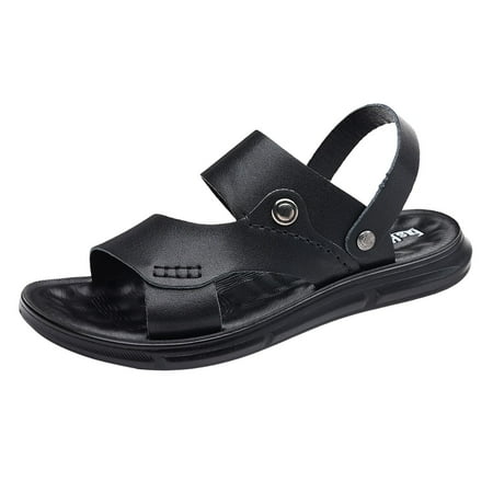 

Beach Slipper For Men Outdoor Sole Flip Flops Summer Men Two Wear Sandals And Slippers Mens Sandals Size 15 Men Sandals Size 12 Mens Outdoor Sandals Leather Arch Support for Sandals Men Mens