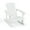 White, variant on Topcobe Outdoor Wooden Kid Adirondack Rocking Chair with Slatted Seat, Toddler Living Room Chair-White