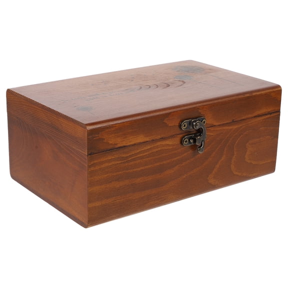 Soimiss Professional Sewing Kit Box Coffee Color with Basic Tailoring Tools and Storage