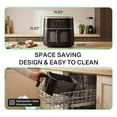 thumbnail image 6 of Behome 6QT Air Fryer, 8-in-1 Compact Airfryer for Roast, Broil, Dehydrate,Quick& Easy Meals,Visible Window,Black, 6 of 7
