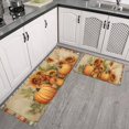 thumbnail image 3 of 2 Pieces Of Kitchen Rugs and Mats Non Skid Washable Fall (33) Kitchen Mat,Floor Cushion Waterproof Rug,Rubber Backed Area Rugs for Laundry 47*17+30*17, 3 of 7