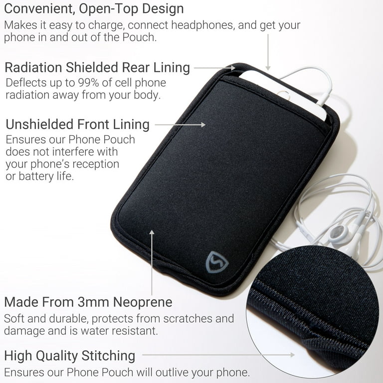 Emf protection for cell phone