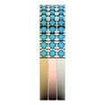 thumbnail image 4 of 1 ct Brilliant Round Cut Simulated Turquoise 18K White/Rose/Yellow Gold Stackable Band SZ 4.25, 4 of 6