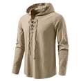 thumbnail image 2 of pstuiky camisa de manga larga para hombre, Cárdigan informal con capucha y mangas largas para hombre camisetas de hombre xl, 2 of 9