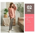 thumbnail image 6 of Leggings Fall/winter Women Plus Velvet Skin Socks Fishbone High Waist Belly Hip Wear Fake Meat One Pants Thickened, 6 of 9