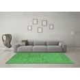 thumbnail image 3 of Ahgly Company Indoor Square Oriental Emerald Green Industrial Area Rugs, 4' Square, 3 of 4