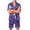 Purple #21, variant on DORKASM Halloween Matching Pajamas for Men Pj Sets Bat Pumpkin Print Button Down Sleepwear Green M