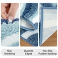 thumbnail image 3 of Bathroom Rugs Sets 4 Piece with Toilet Lid Cover, Non Slip Bathroom Mats Extra Soft Chenille Bath Rugs Absorbent Shaggy Rugs Perfect Plush Mats U-Shaped Toilet Rug and Toilet Cover Kitchen, 3 of 9
