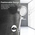 thumbnail image 2 of Shower Bracket, 2 Pcs 304 Stainless Steel Shower Bracket, Nail-Free Mounting Angle, Adjustable Shower Base in Bathroom, 2 of 4