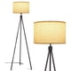 thumbnail image 1 of Lámpara de pie con trípode de Metal con bombilla LED E26 de 7W, lámpara de pie Industrial, luces al MABOTO Lámpara de piso, 1 of 7