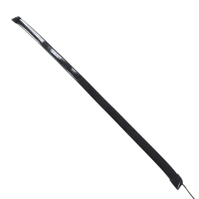 Alerón trasero para maletero estilo fibra de carbono, alerón LED colorido, modificación Universal para coche