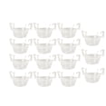 thumbnail image 4 of 15 piezas de bandeja para macetas con gancho para cultivo, decoración de jardinería para interiores 6 pulgadas, 4 of 8